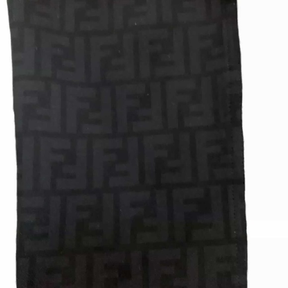 Monogrammed black stretch jeans. Condition is pre-owned - Picture 4 of 6